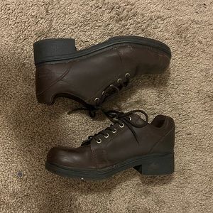 Harley Davidson Brown Oxford Shoes